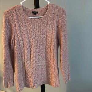 Talbots Sweater Womens Small Petite Purple Long Sleeve